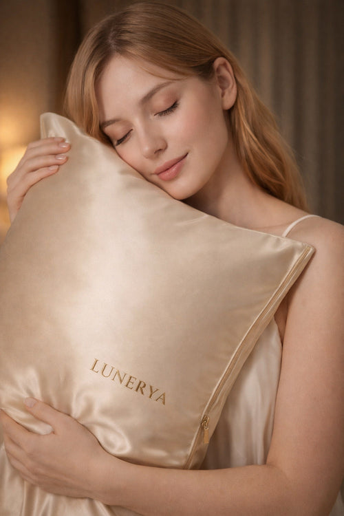 Lunerya™ Mulberry Silk Kissenbezug – Luxus für Haut & Haar
